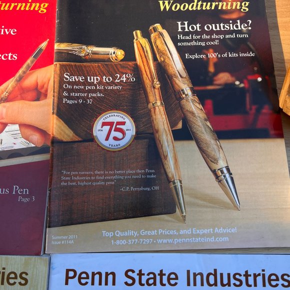 Lot of‎ 4 Issues of Penn State Industries Woodturning Magazine 2011-2012 Wood - Picture 4 of 9